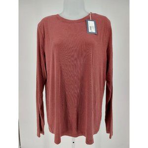 Women's Long Sleeve Slim Fit Rib T-Shirt - Universal Thread - Size XXL